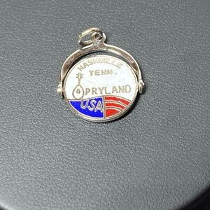 Vintage Nashville Opryland USA Sterling Silver Charm